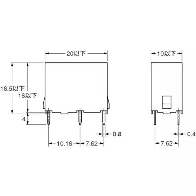 Omron Solid State Relay PCB Terminal DC 24 V, G3S-201PL DC24