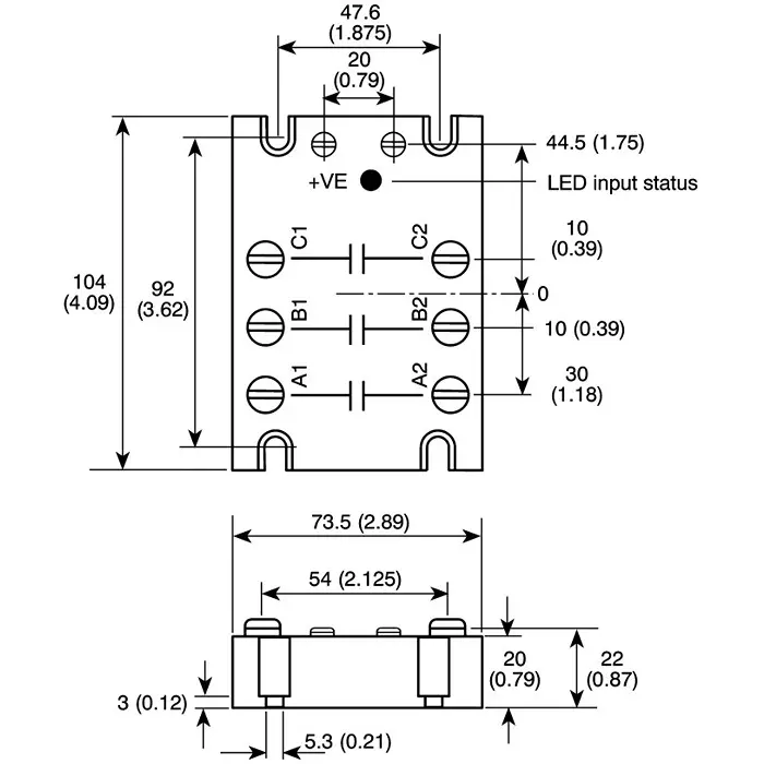 a53tp25d-sensata-crydom-sensata-crydom-53tp-series-solid-state-relay-25-a-rms-load-panel-mount-530-v-rms-load-280-v-rms-control-218-1915-rs