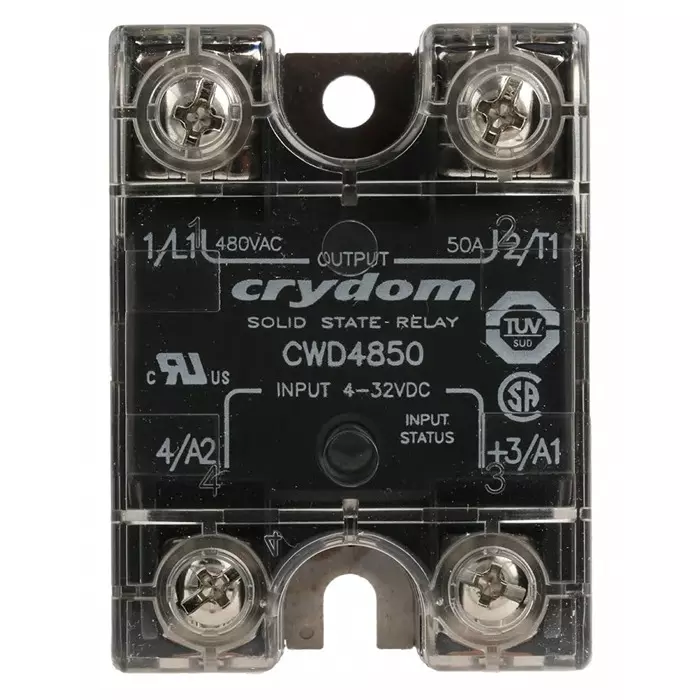 SENSATA/CRYDOM Solid State Relay CW Series 50 A RMS Load Panel Mount 660 V AC 32 Control, CWD4850
