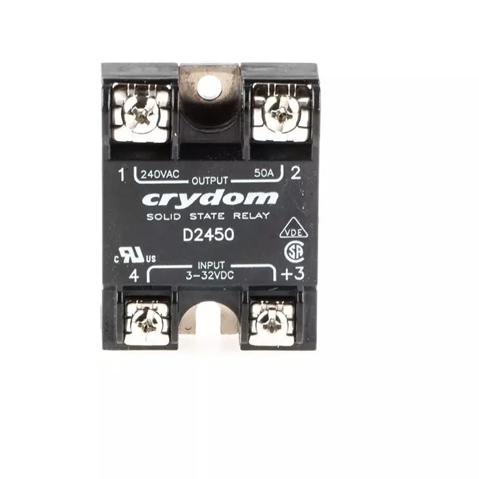 SENSATA/CRYDOM Solid State Relay 50 A RMS Load Surface Mount 280 V AC 32 DC Control, D2450