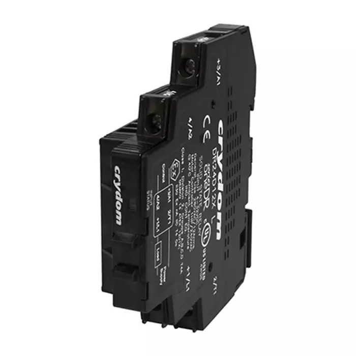 SENSATA/CRYDOM Solid State Relay DR Series 12 A dc Load DIN Rail Mount 600 V AC 32 Control, DR48D12X