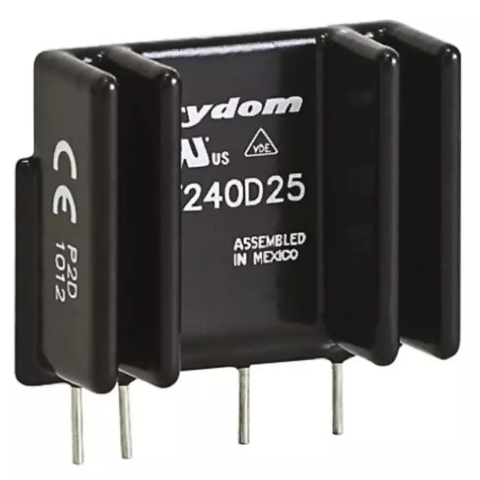 SENSATA/CRYDOM Solid State Relay 25 A RMS Load PCB Mount 530 V AC 32 Control, PFE380D25