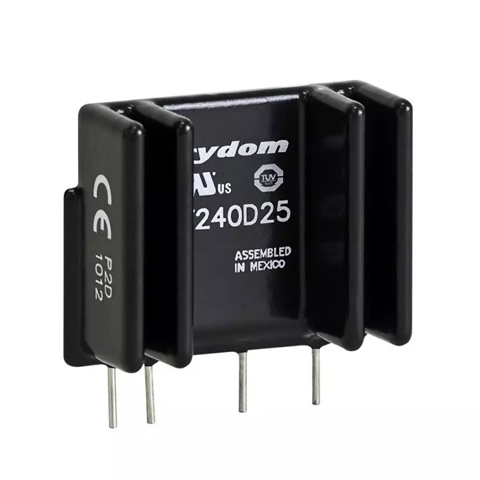 SENSATA/CRYDOM Solid State Relay 25 A RMS Load PCB Mount 660 V AC 32 Control, PFE480D25