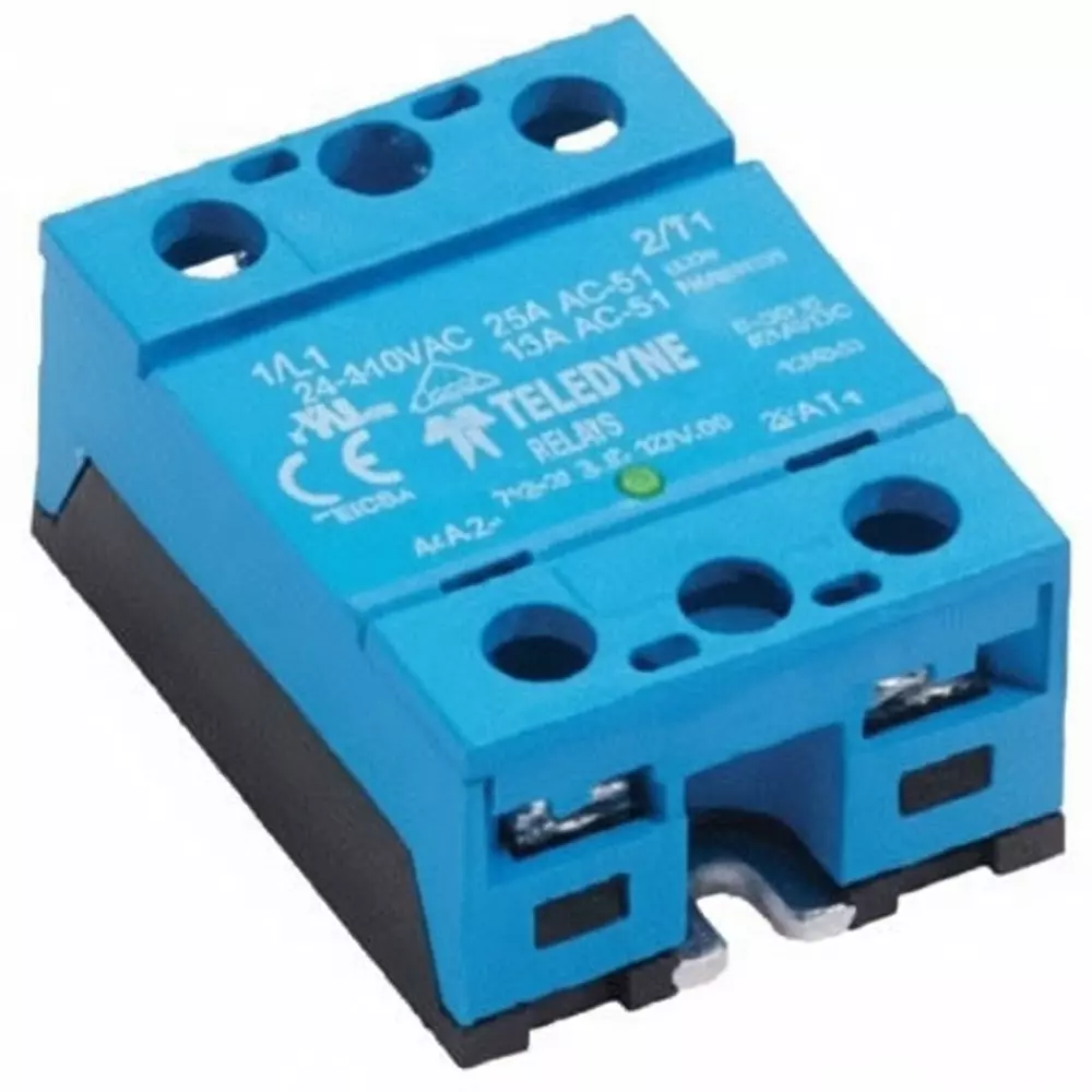 Teledyne Relays SH Series Solid State Relays Panel Mount 125 A Load Current Rating, SH48D125
