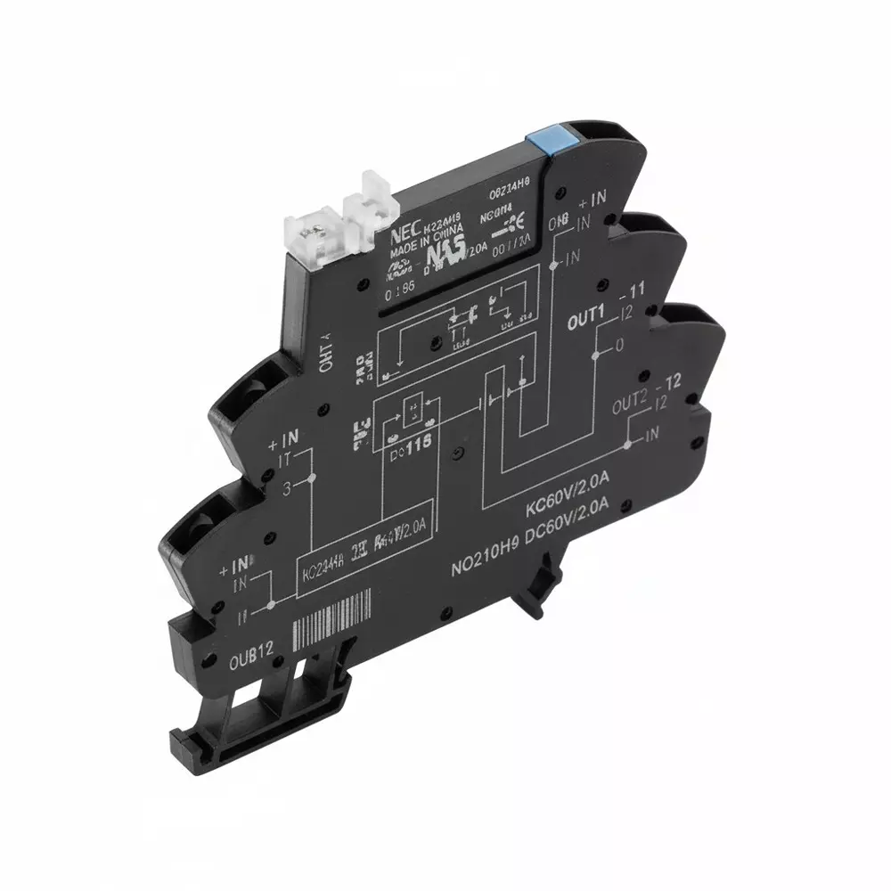 Weidmuller Solid State Relays Terminal Block DIN Rail Mount 2 A Load Current Rating, 1391690000
