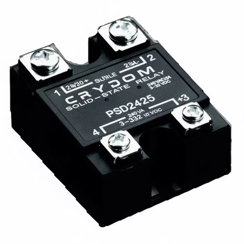 Crydom PS Series Solid State Relays Panel Mount 25 A Load Current Rating, PSD2425