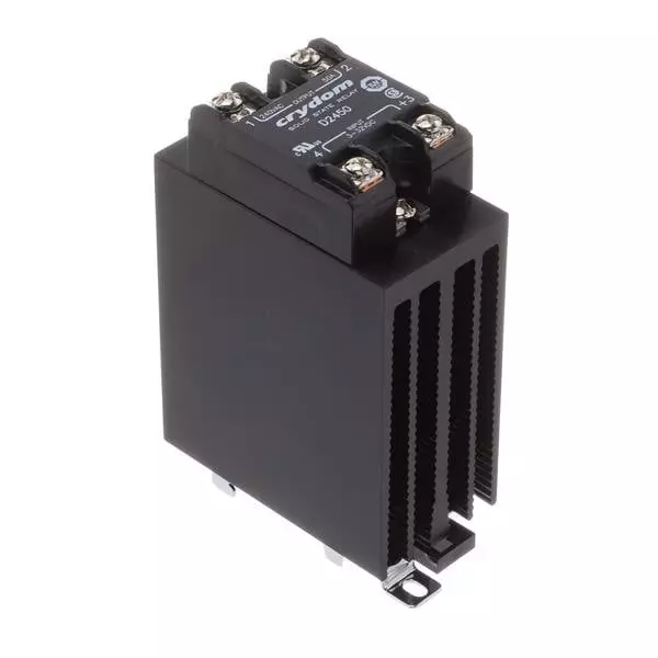 Crydom HS151DR Series Heat Sink Assemblies DIN Rail Mount 40 A Load Current Rating, HS151DR-D2450