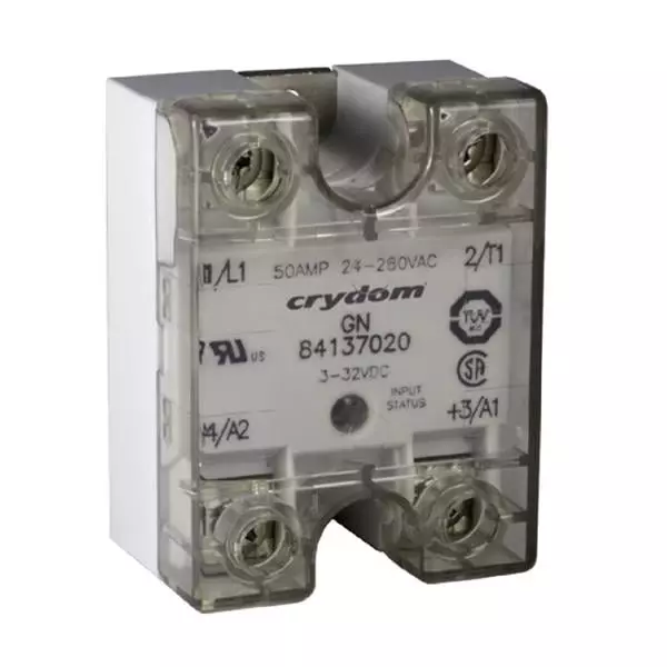 Crydom GN Series Solid State Relays Panel Mount 25 A Load Current Rating, 84137010H