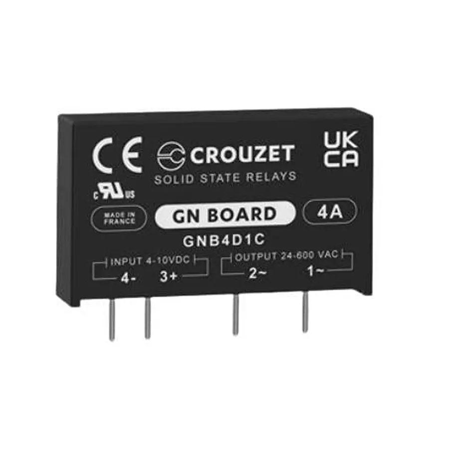 Crouzet Solid State Relay PCB Mount 4 Amp 12 to 460 V AC, GNB4D2B