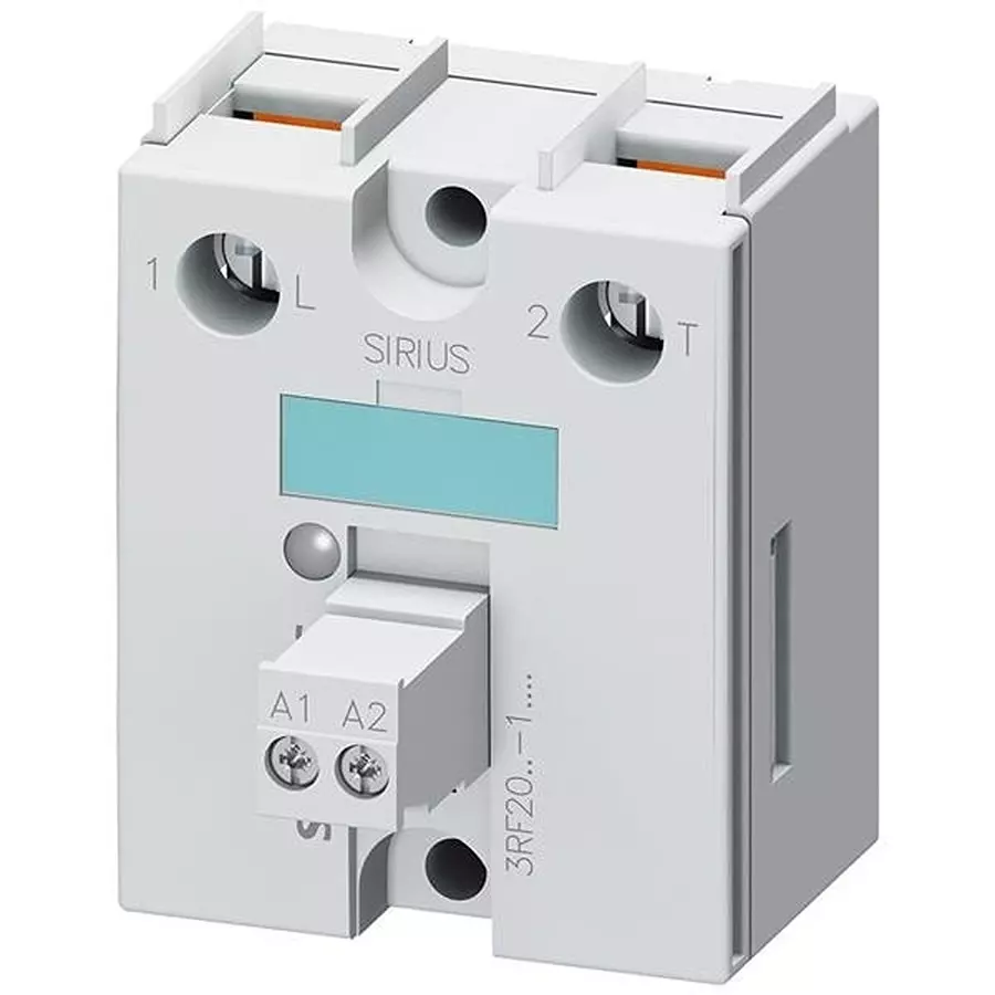 Siemens Solid State Relay Panel Mount 50 Amp 1 Form A (SPST-NO) 48 to 600 V AC, 3RF20501AA06