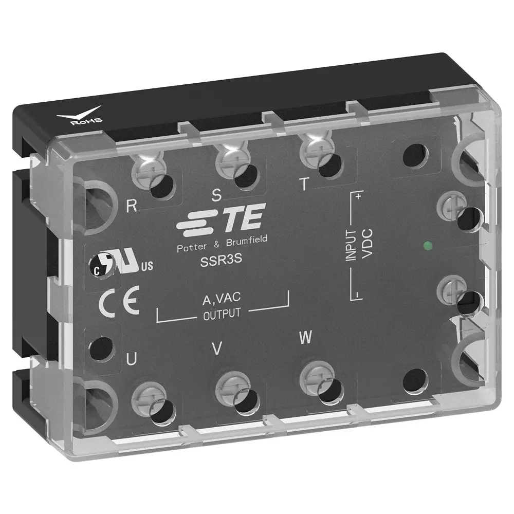 POTTER&BRUMFIELD - TE CONNECTIVITY Solid State Relay, Spst, 75A, 48V-480V, Ssr3S-480D75.