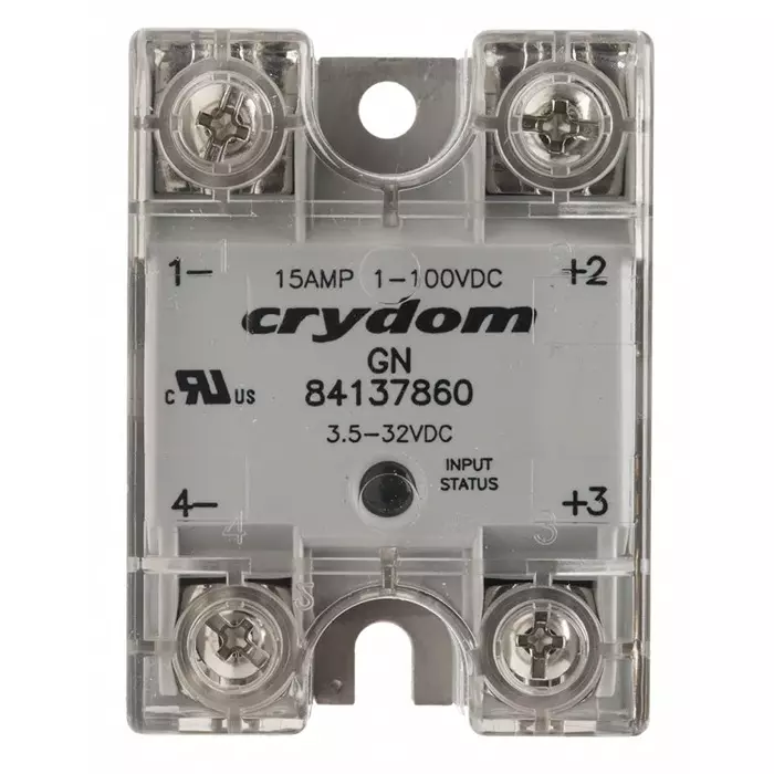 SENSATA/CRYDOM Solid State Relay GN Series 15 A Load Panel Mount 100 V DC 32 Control, 84137860