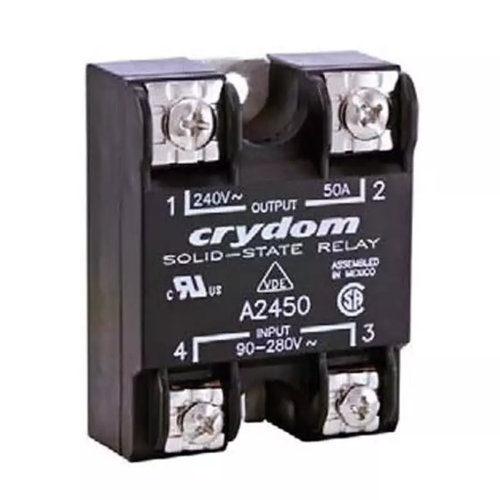 SENSATA/CRYDOM Solid State Relay 1 Series 50 A RMS Load Surface Mount 280 V Control, A2450
