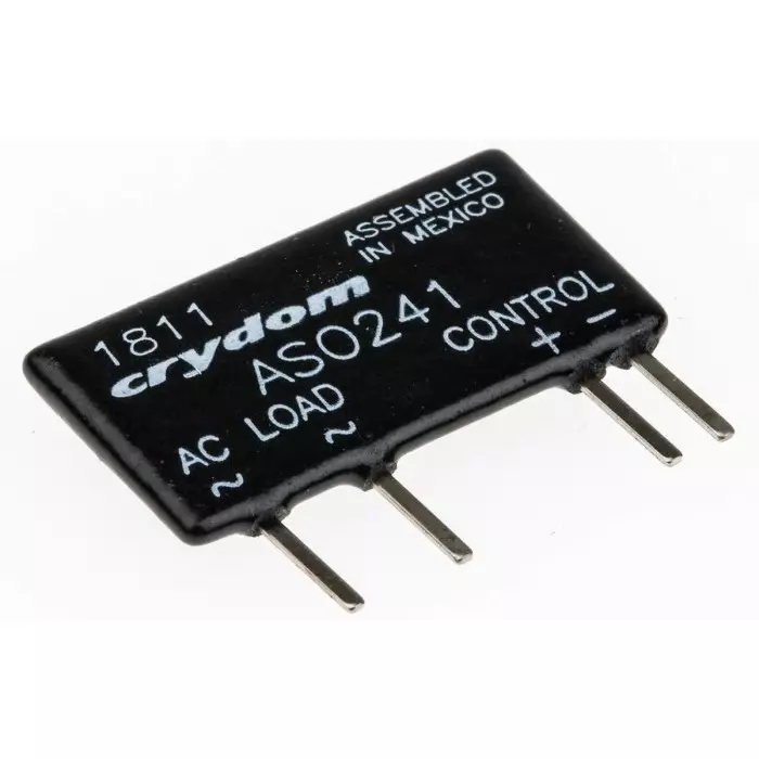 SENSATA/CRYDOM Solid State Relay 1.5 A RMS Load PCB Mount 280 V 10 DC Control, ASO241