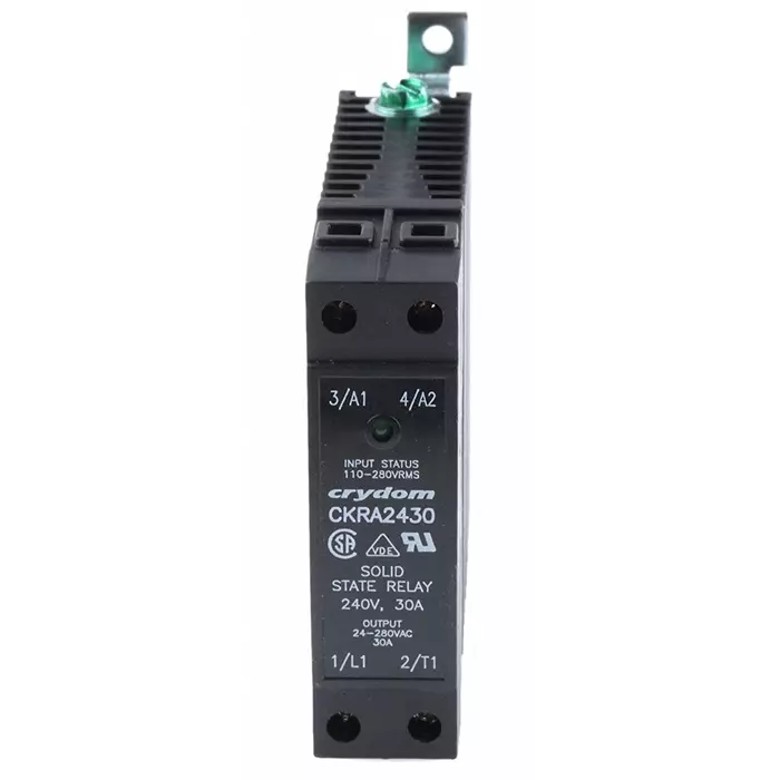 SENSATA/CRYDOM Solid State Relay CKR Series 30 A RMS Load DIN Rail Mount 280 V Control, CKRA2430