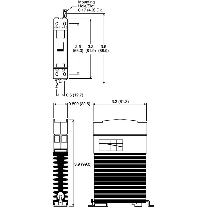 SENSATA/CRYDOM Solid State Relay CKR Series 30 A RMS Load DIN Rail Mount 280 V Control, CKRA2430