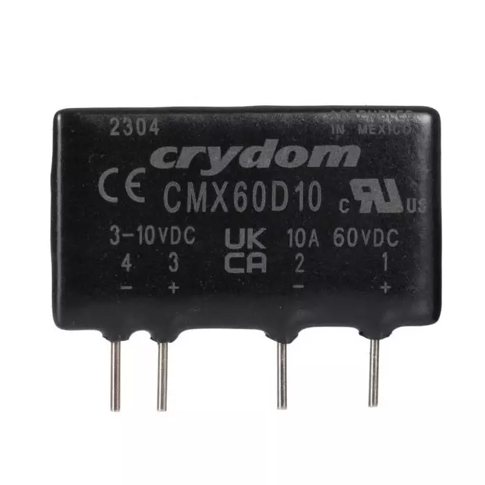 SENSATA/CRYDOM Solid State Relay CMX Series 10 A RMS Load PCB Mount 60 V DC Control, CMX60D10