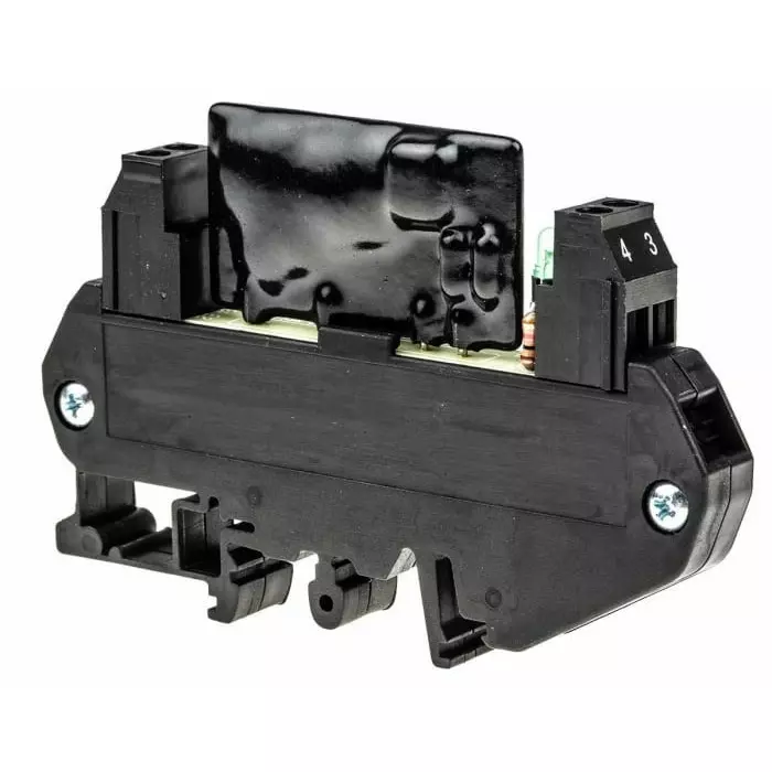 SENSATA/CRYDOM Solid State Interface Relay DRA1-CX Series 15 V DC Control 5 A RMS Load DIN Rail Mount, DRA1-CX240D5