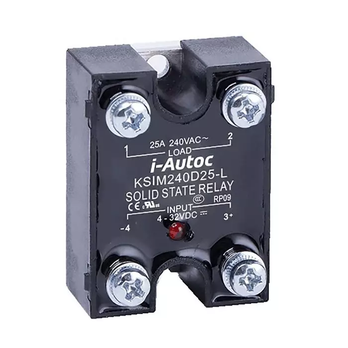 I-Autoc Solid State Relay 16 A Load Panel Mount 440 V AC Load 32 V DC Control, KSIM380D16-L
