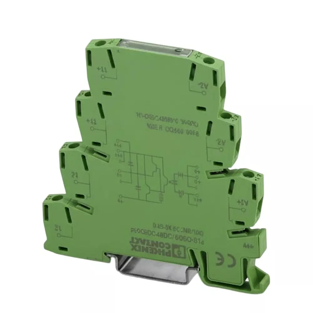 Phoenix Contact PLC-OPT Series Solid State Relays DIN Rail Mount 500 mA Load Current Rating, 2900378