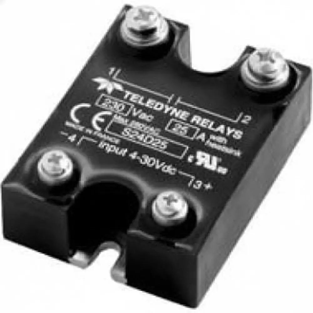 Teledyne Relays Solid State Relays Panel Mount 150 A Load Current Rating 75 VDC Load Voltage, S75DC150