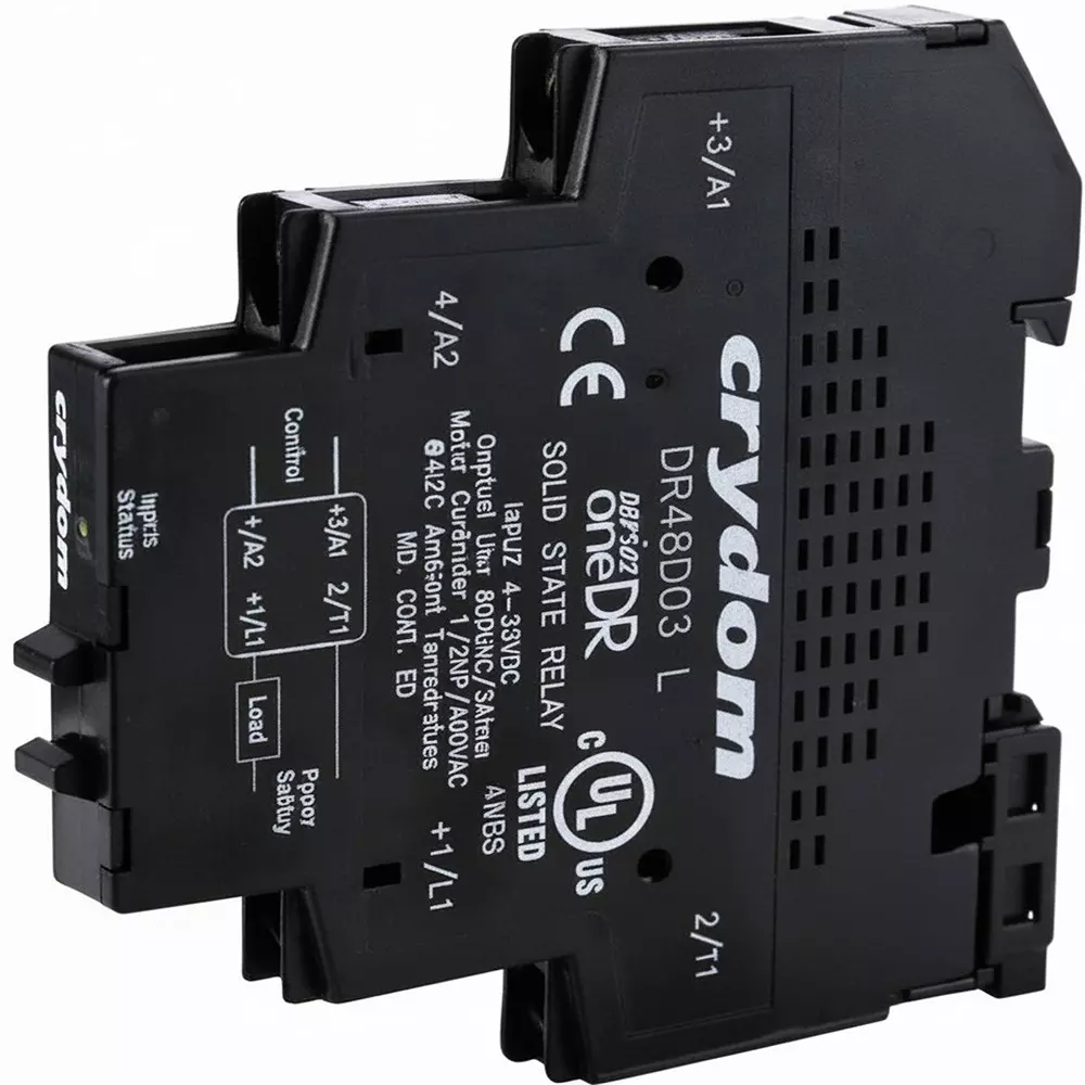 Crydom SeriesOne DR Series Solid State Relays DIN Rail Mount 3 A Load Current Rating, DR24E03R
