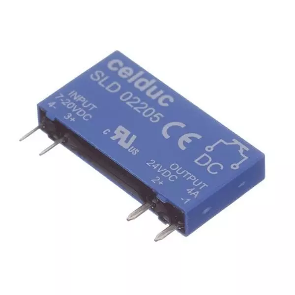 ALTECH Solid State Relay PCB Mount 4 Amp 1 Form A (SPST-NO) 24 V DC, SLD02205