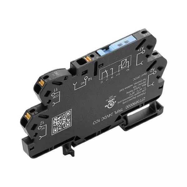 Weidmuller Solid State Relay DIN Rail Mount 1 Form A (SPST-NO) 6 Amp 250 V AC, 250 V DC, 2773890000