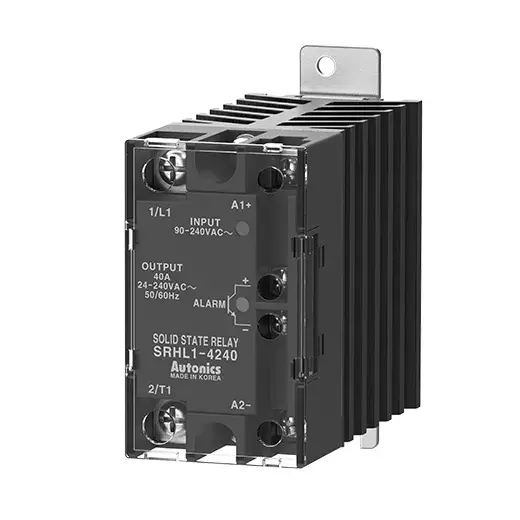 Autonics Solid State Relay 90-240 VAC 24-240 VAC 40A(ZC), SRHL1-4240