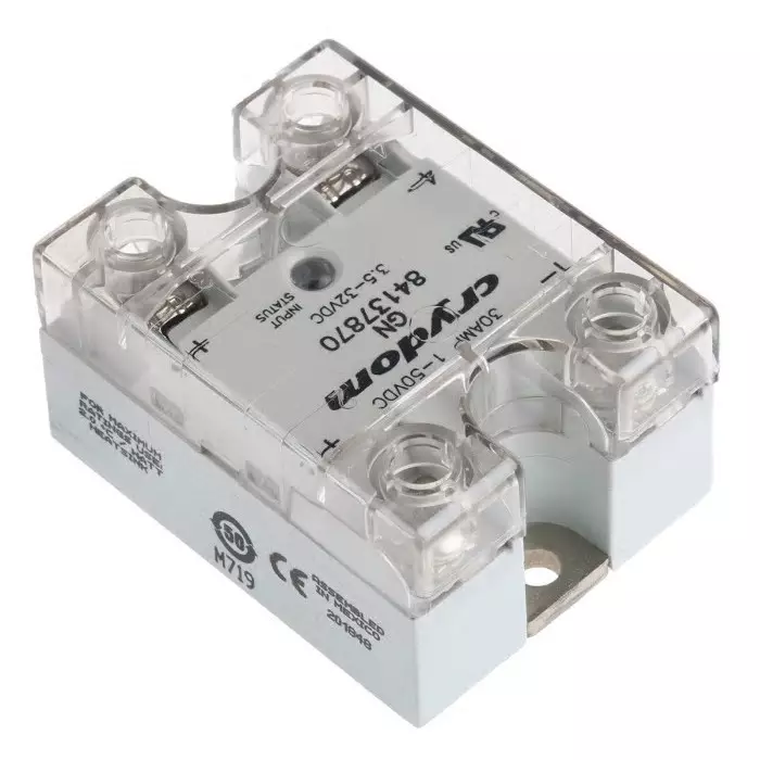 SENSATA/CRYDOM Solid State Relay 8413 Series 30 A dc Load Panel Mount 50 V 32 Control, 84137870