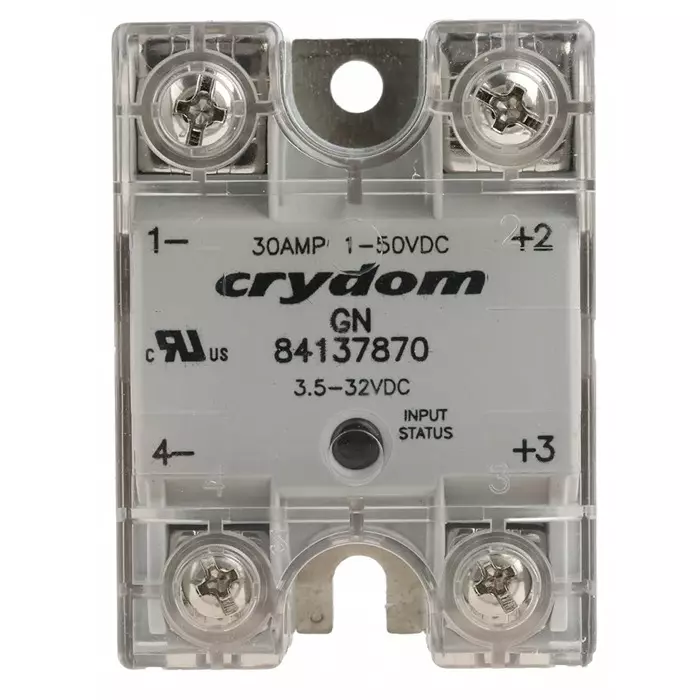 SENSATA/CRYDOM Solid State Relay 8413 Series 30 A dc Load Panel Mount 50 V 32 Control, 84137870