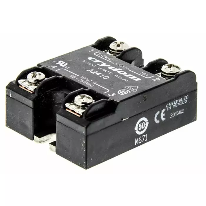 SENSATA/CRYDOM Solid State Relay Series 1 10 A RMS Load Surface Mount 280 V Control, A2410