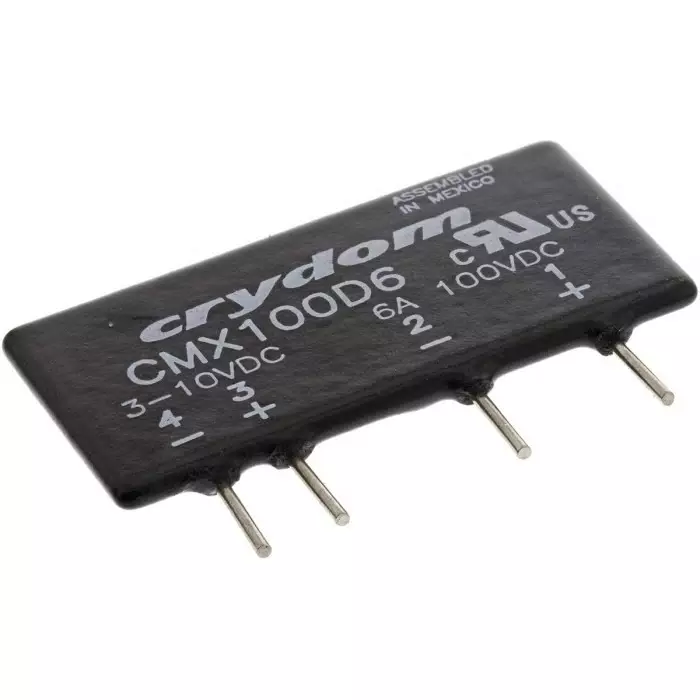 SENSATA/CRYDOM Solid State Relay 6 A RMS Load PCB Mount 100 V 10 DC Control, CMX100D6