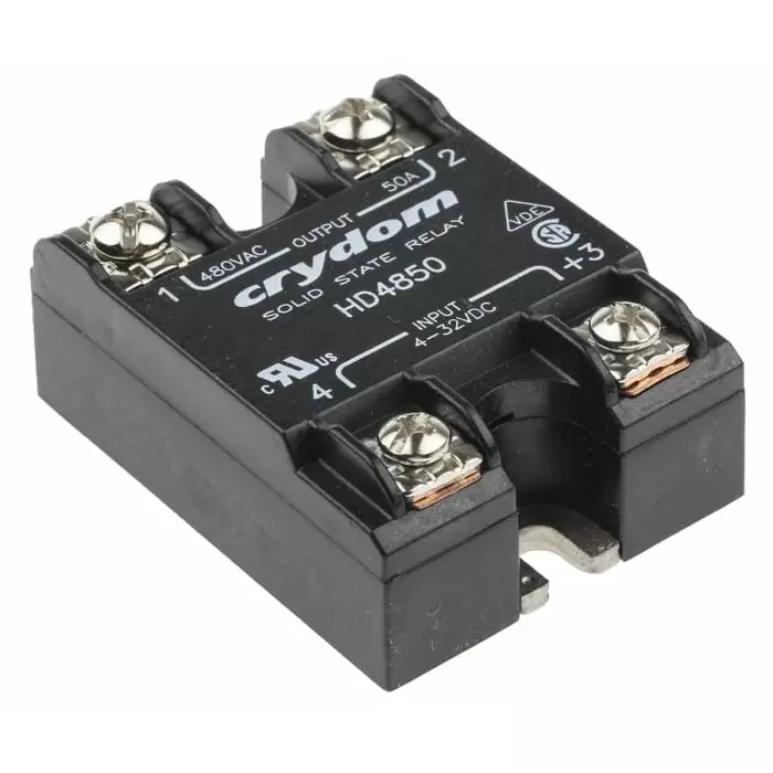 SENSATA/CRYDOM Solid State Relay 50 A Load Panel Mount 530 V 32 Control, HD4850