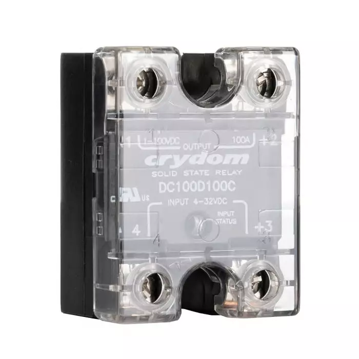 SENSATA/CRYDOM Solid State Relay DC Series 100 A Load Surface Mount 72 V 32 Control, DC100D100C