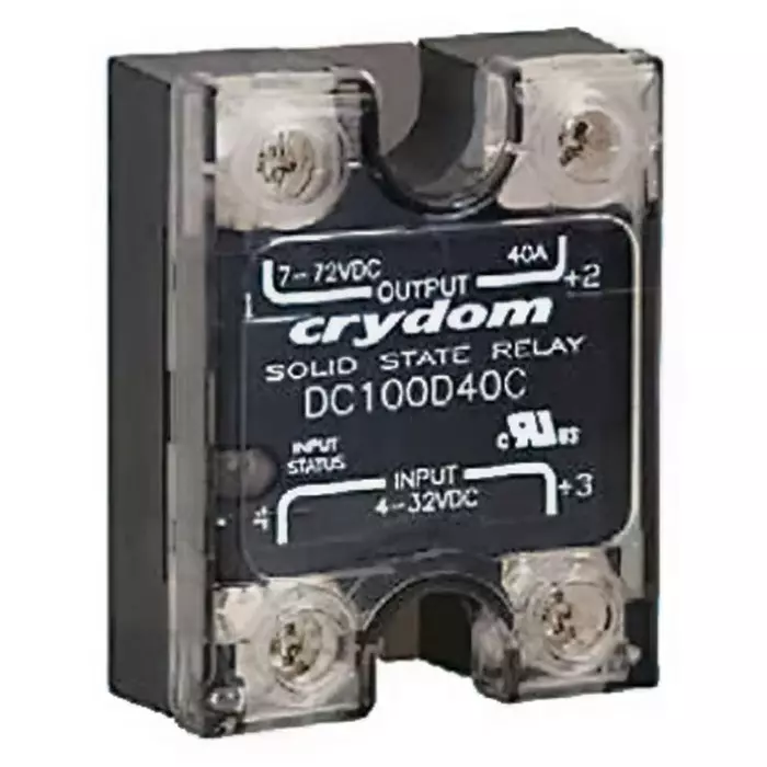 SENSATA/CRYDOM Solid State Relay 20 A Load Surface Mount 72 V DC 32 Control, DC100D20C