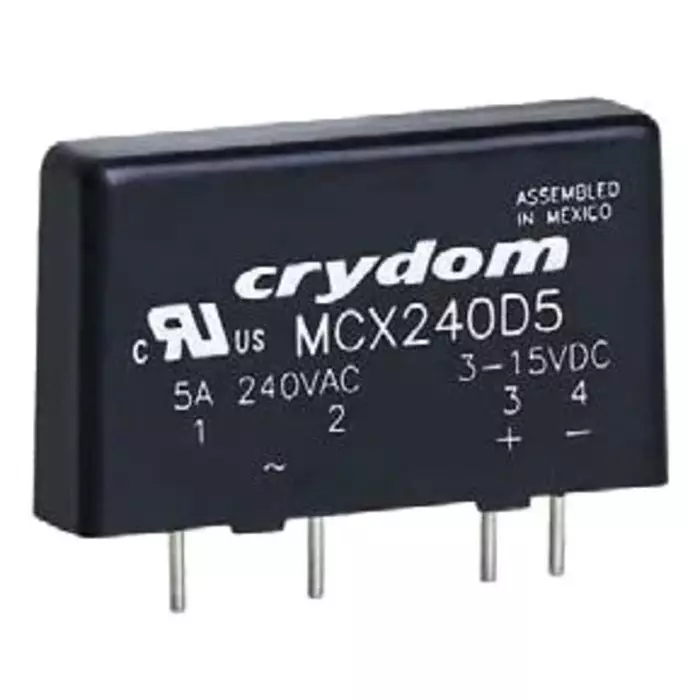 SENSATA/CRYDOM Solid State Relay 5 A Load PCB Mount 660 V rms 32 DC Control, MCXE480D5R