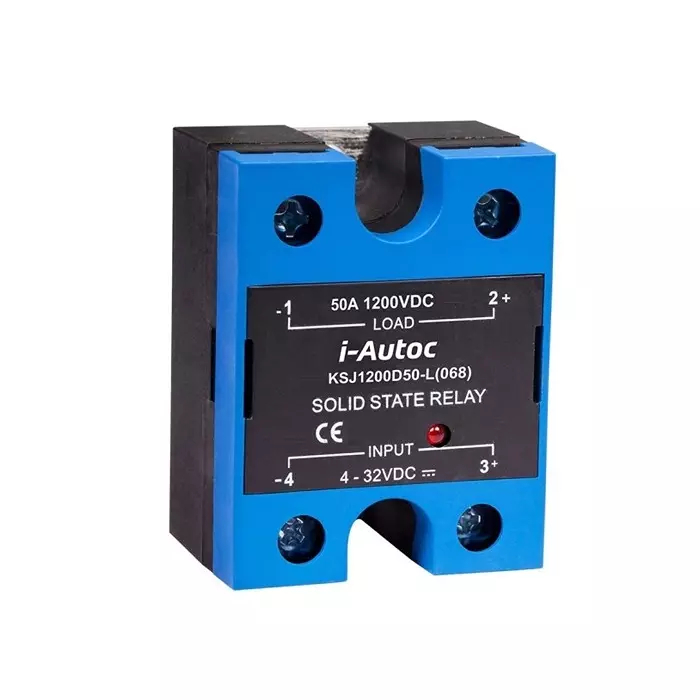 I-Autoc KSJ Series Solid State Relay 20 A Load Panel Mount 100 V DC Load 32 V DC Control, KSJ100D20-L(068)