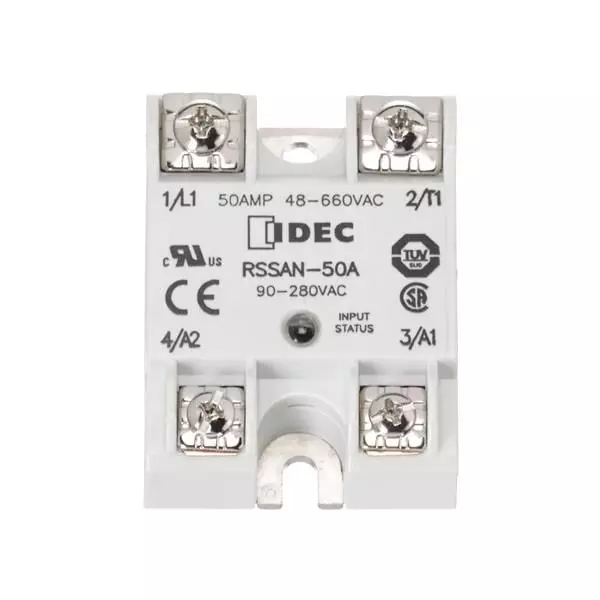IDEC RSS Series Solid State Relays Panel Mount 50 A Load Current Rating, RSSAN-50A