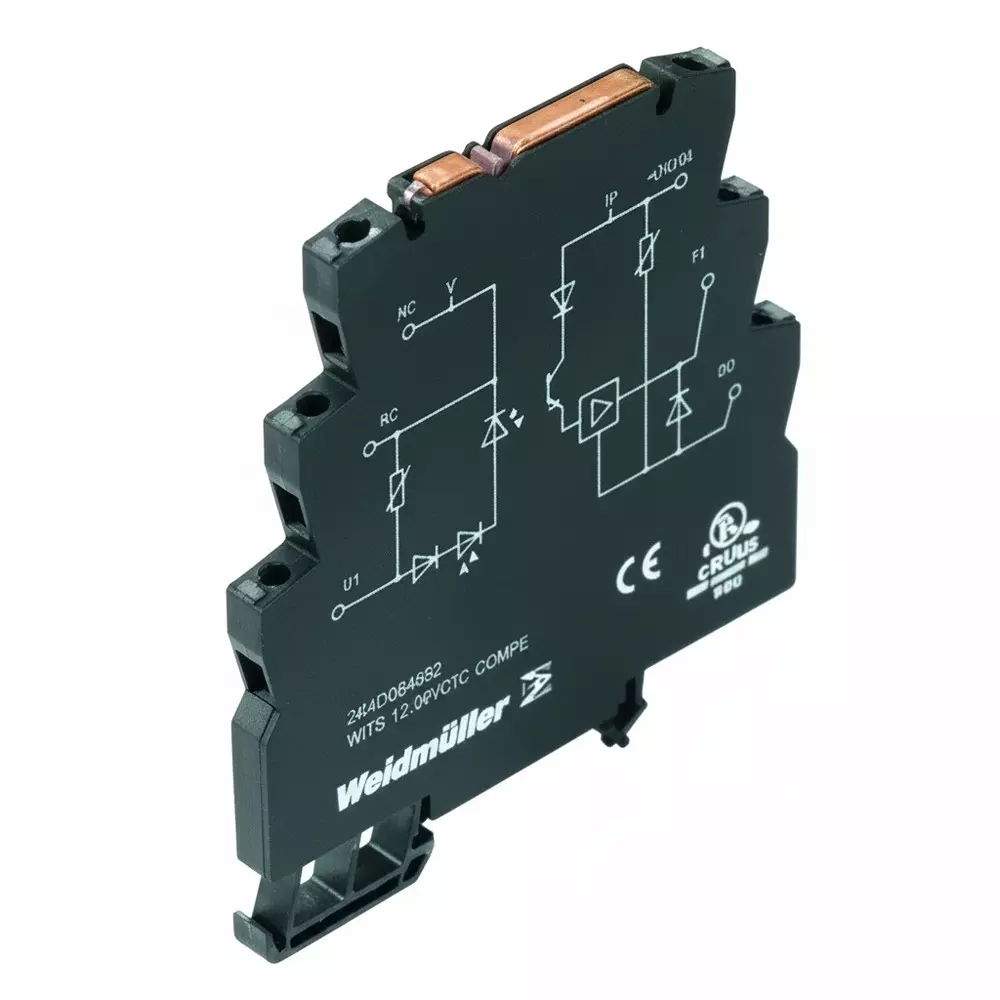Weidmuller MOS Series Solid State Relays DIN Rail Mount 50 mA Load Current Rating, 8937990000