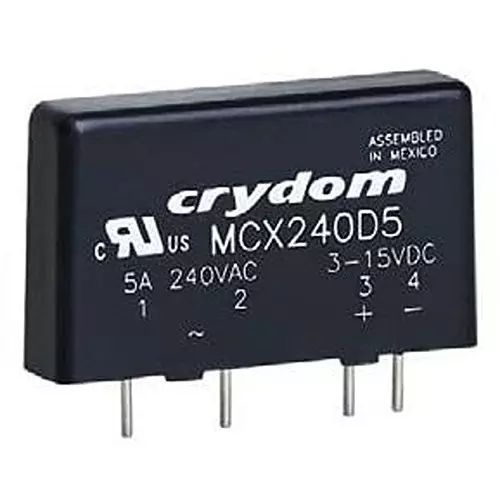 Crydom Solid State Relay PCB Mount 5 Amp 1 Form A (SPST-NO) 530 V AC, MCXE380D5