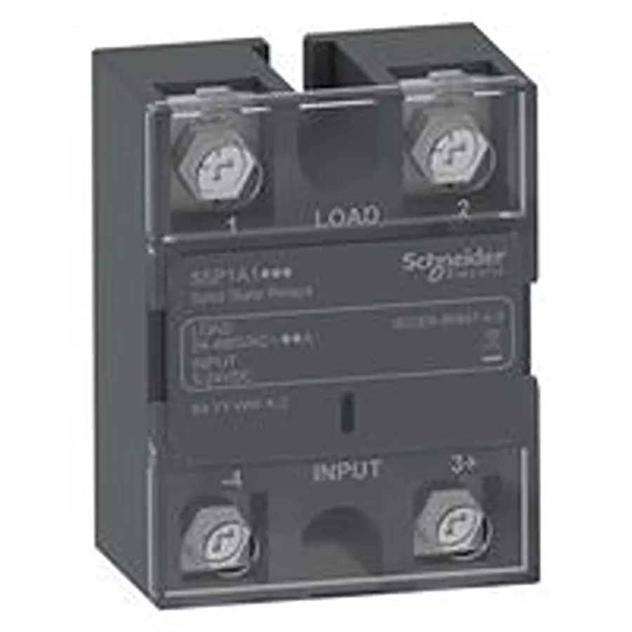SCHNEIDER ELECTRIC Ssr, Spst-No, 50A, 4 To 32Vdc, Panel, Ssp1A150Bde