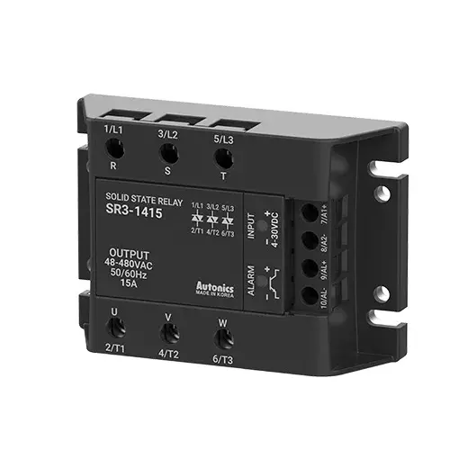 Autonics Solid State Relay 4-30 VDC 48-480 VAC 15A(ZC), SR3-1415