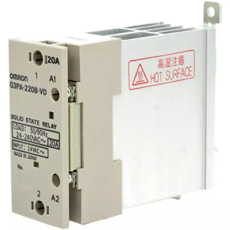 Omron Screw Terminal Power Solid State Relay 20 A AC24 V - 240 V, G3PA-220B-VD-AC24