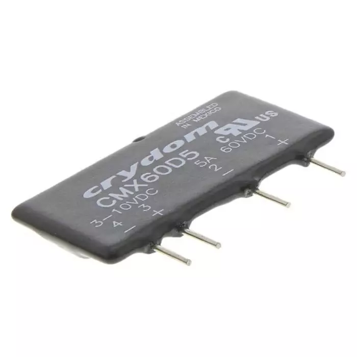 SENSATA/CRYDOM Solid State Relay 5 A Load PCB Mount 60 V DC 10 Control, CMX60D5