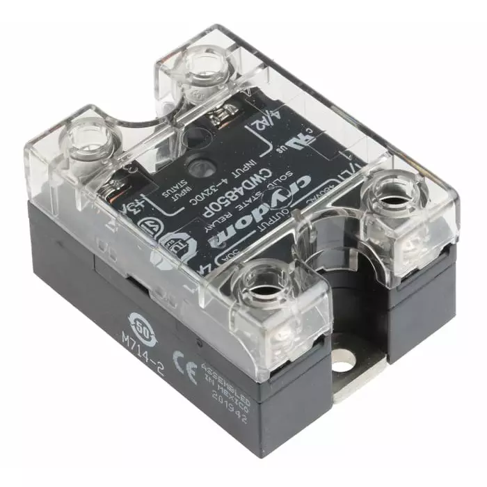 SENSATA/CRYDOM Solid State Relay CW24 Series 50 A RMS Load Panel Mount 660 V AC 32 Control, CWD4850P