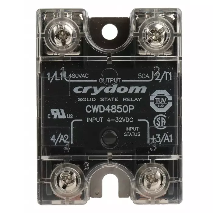 SENSATA/CRYDOM Solid State Relay CW24 Series 50 A RMS Load Panel Mount 660 V AC 32 Control, CWD4850P