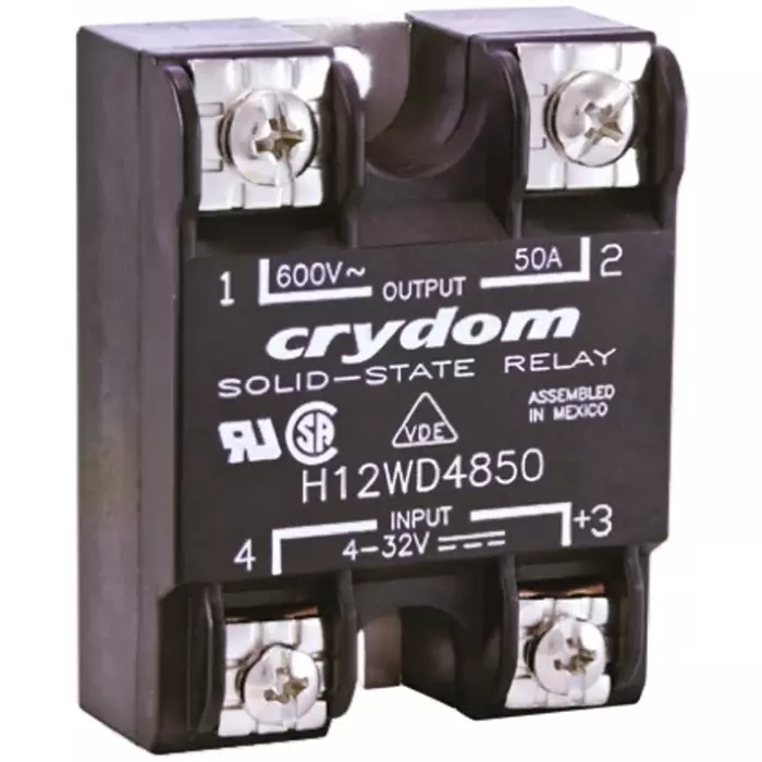 SENSATA/CRYDOM Solid State Relay H12WD Series 90 A Load Panel Mount 660 V rms 32 DC Control, H12WD4890-10