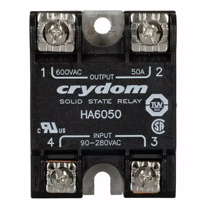 SENSATA/CRYDOM Solid State Relay HA Series 50 A Load Panel Mount 660 V AC 280 Control, HA6050