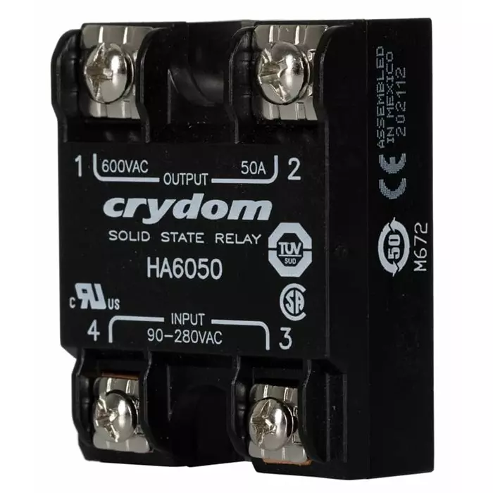 SENSATA/CRYDOM Solid State Relay HA Series 50 A Load Panel Mount 660 V AC 280 Control, HA6050
